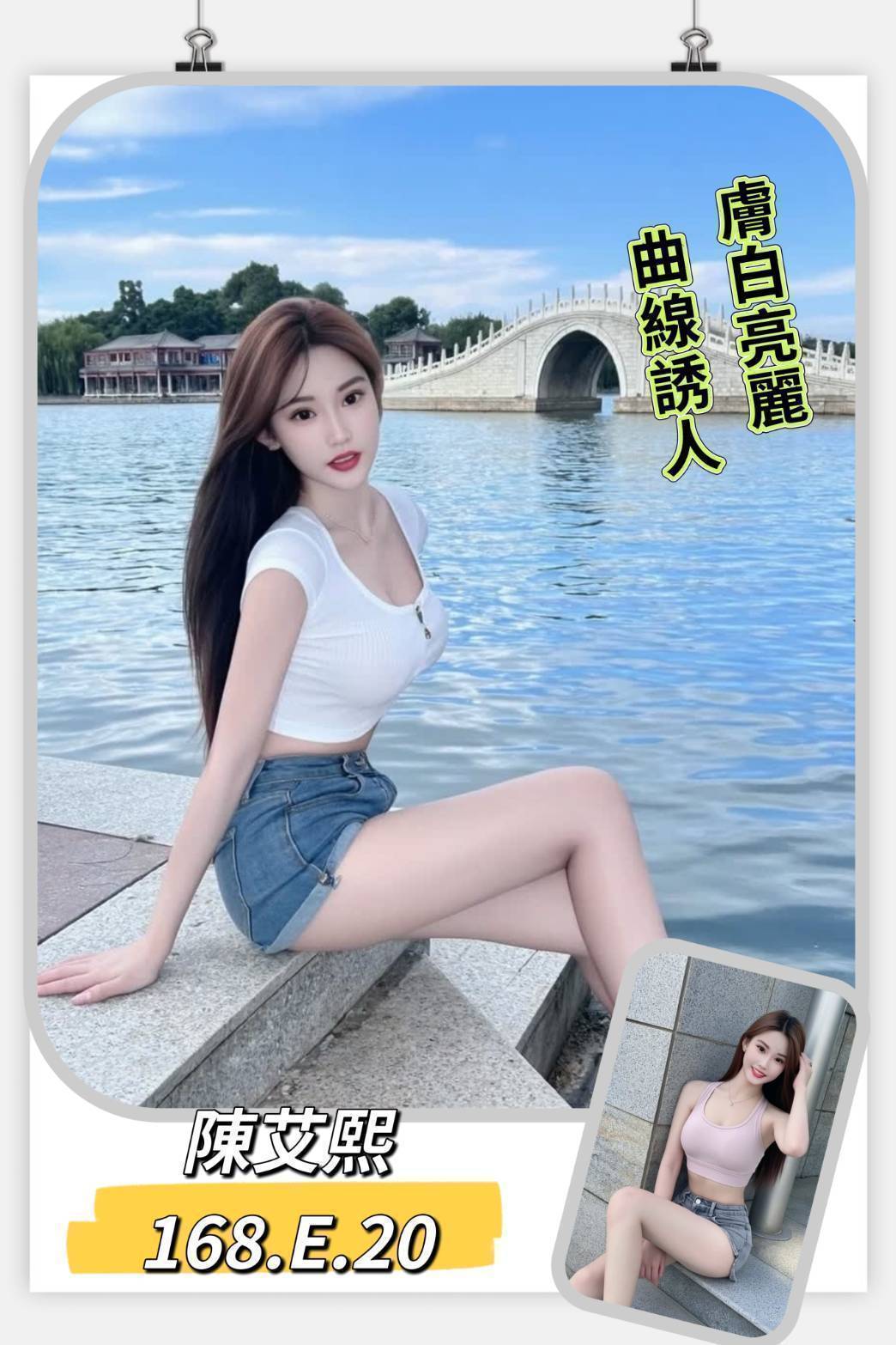 網紅 屏東 詩晗胸圍34C